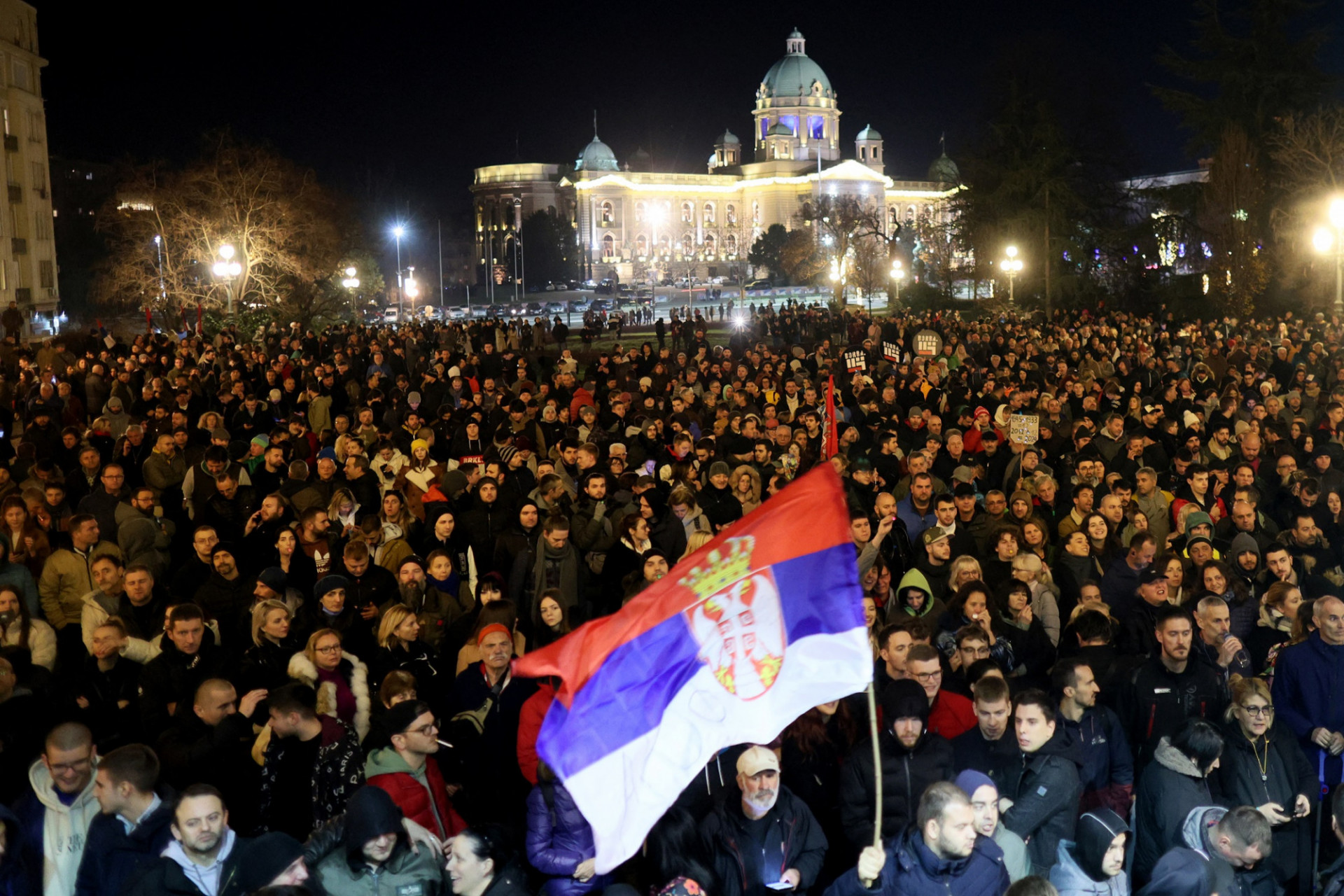 Nem volt nyugodt a karácsony Szerbiában