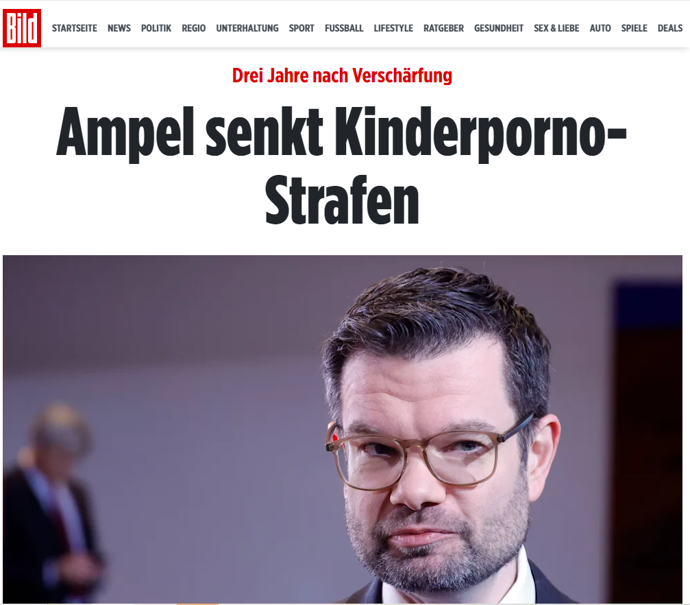 Miközben a gazdák tüntetnek, a német kormány a gyermekpornó büntetésének csökkentésén dolgozik?