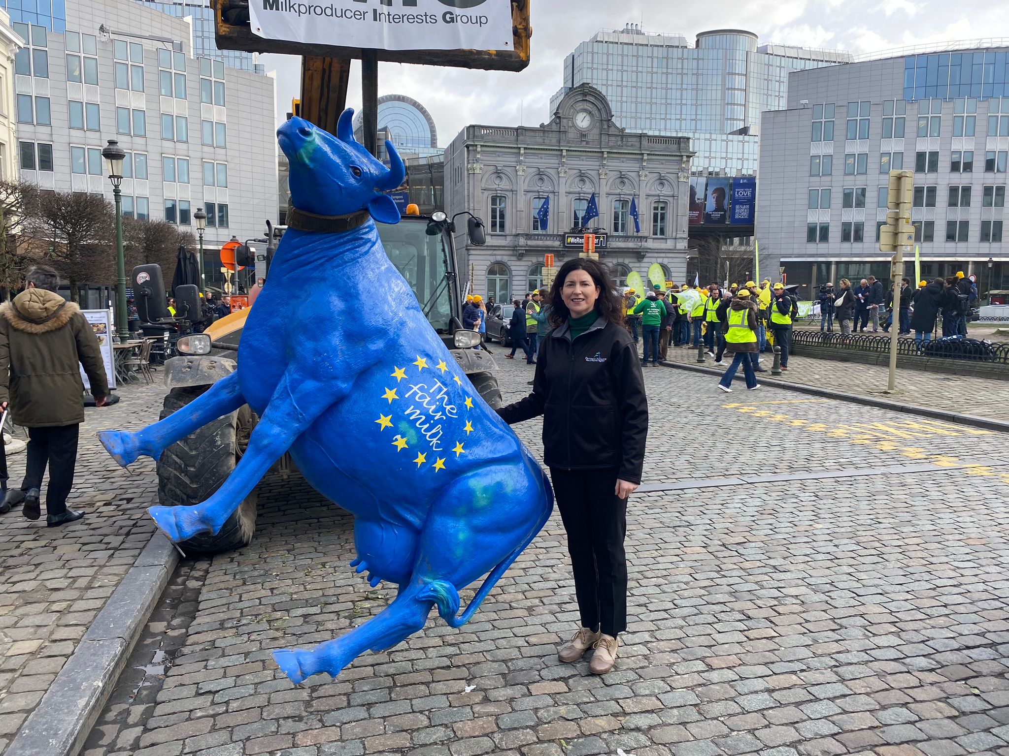 Lázadnak a belga gazdák is