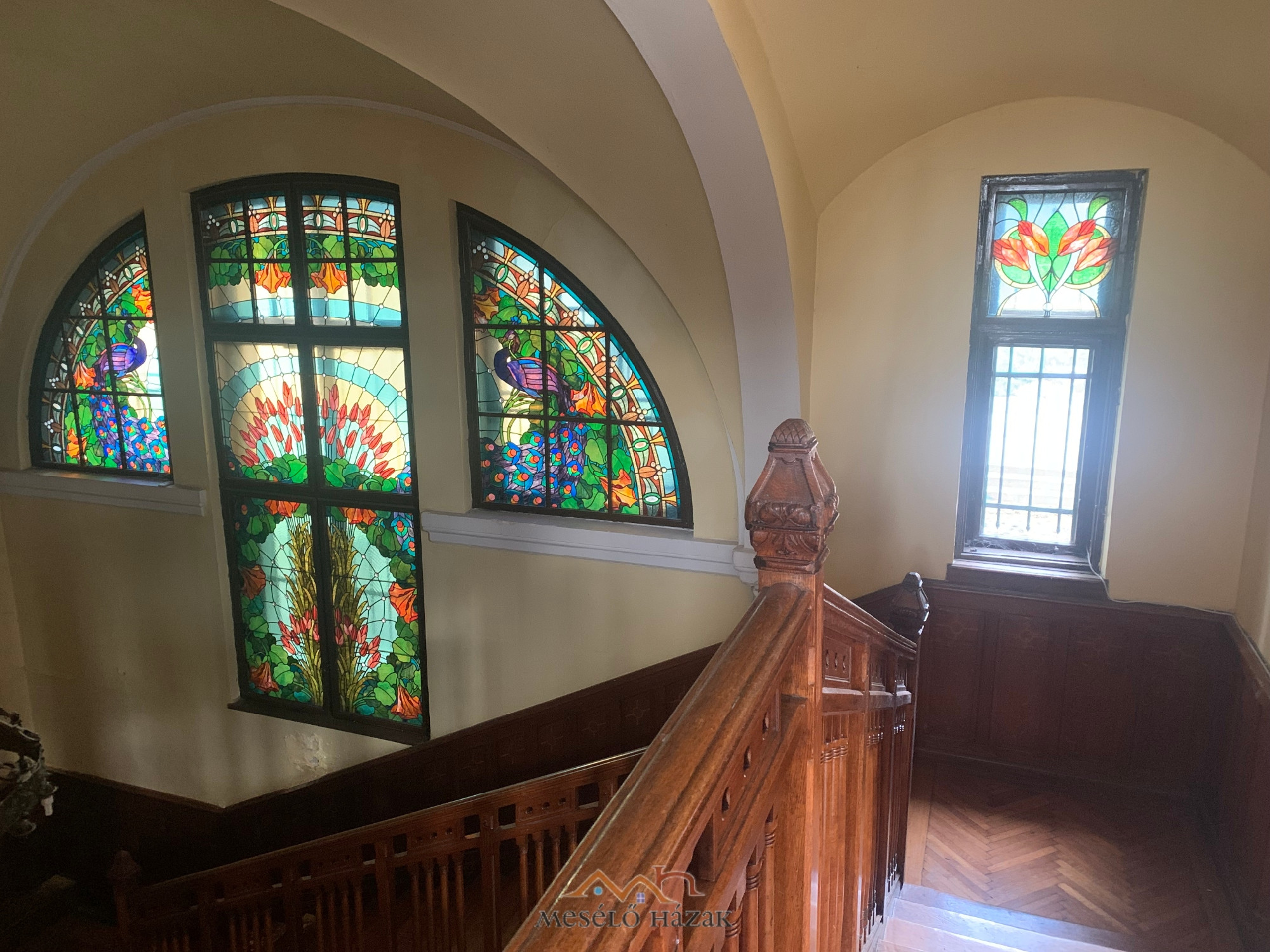 A pávákat és tulipánokat rejtő rózsadombi villa