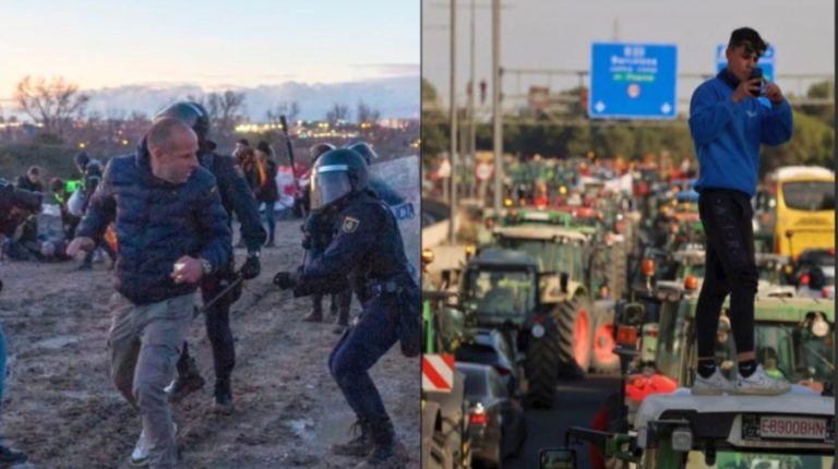 Erőszakkal se tudják megfélemlíteni a tüntető gazdákat