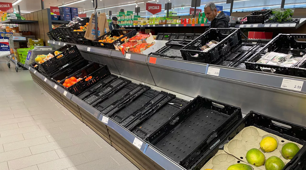 A gazdák tiltakozásának hatása már érezhető a belga üzletekben
