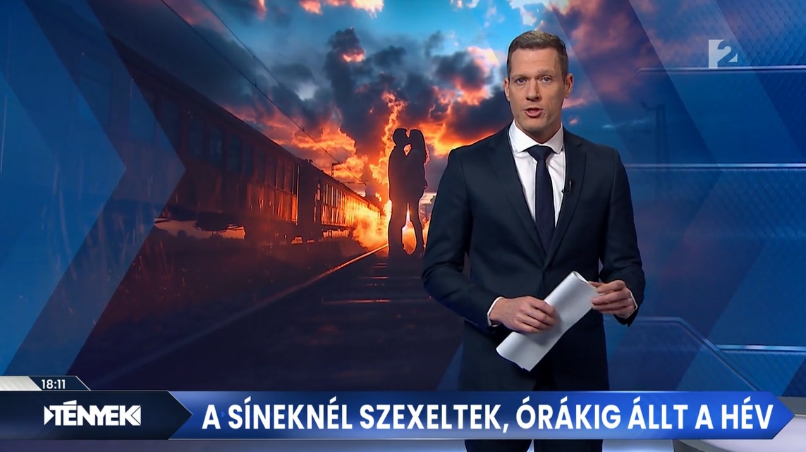 Sínek mellett szexeltek – majdnem elütötte őket a HÉV