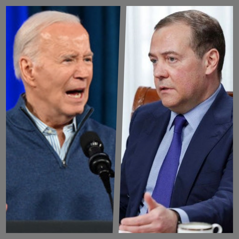 Medvegyev szerint Biden egy ritka idióta
