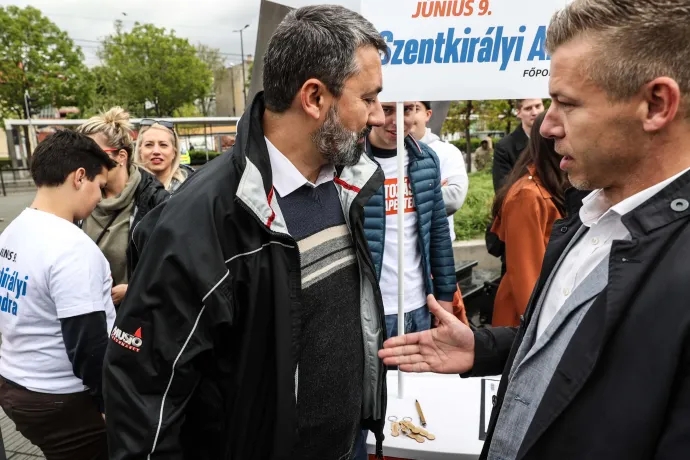 „Becstelen emberrel nem fogok kezet” – közölte Hidvéghi Balázs Magyarral