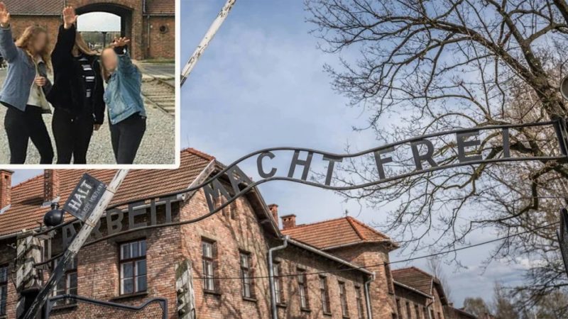 Német diákok botránya Auschwitzban