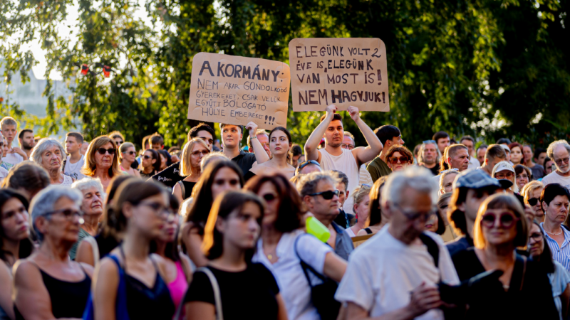 A tüntetési szezon megnyitottnak tekinthető.