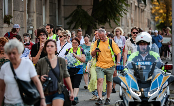 Mára is jutott egy tüntetés