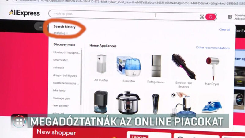 Anális játékszert keresett az RTL Híradó egyik munkatársa – a nézők is értesültek erről