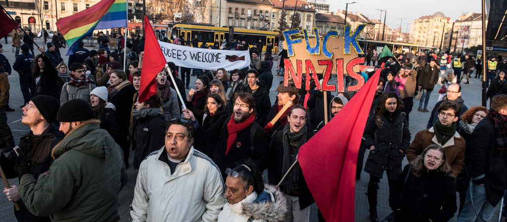 A Széll Kálmán téren fognak tüntetni az antifasiszták a kitörés napján