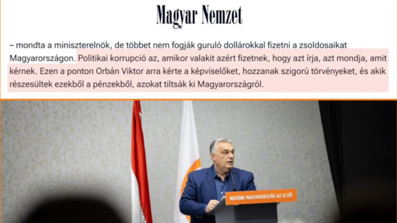 Hadházy kiakadt: Orbán kitiltaná a külföldről támogatott sajtót