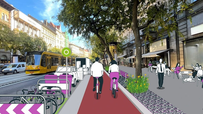 Teljesen átalakul az egyik legforgalmasabb fővárosi szakasz – Jön a nagykörúti bringasztráda