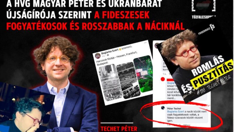 A HVG publicistája szerint a Fidesz szavazóinál jobbak a nácik, mert ők nem mind fogyatékosok