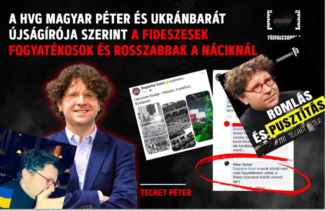 A HVG publicistája szerint a Fidesz szavazóinál jobbak a nácik, mert ők nem mind fogyatékosok
