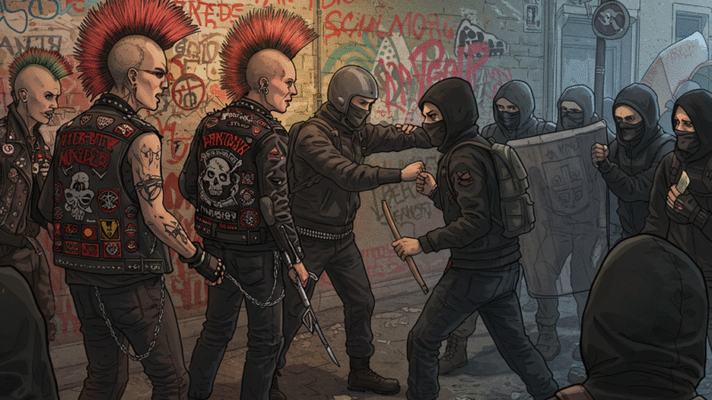 A punk szubkultúra és az antifasiszta mozgalom összefonódása