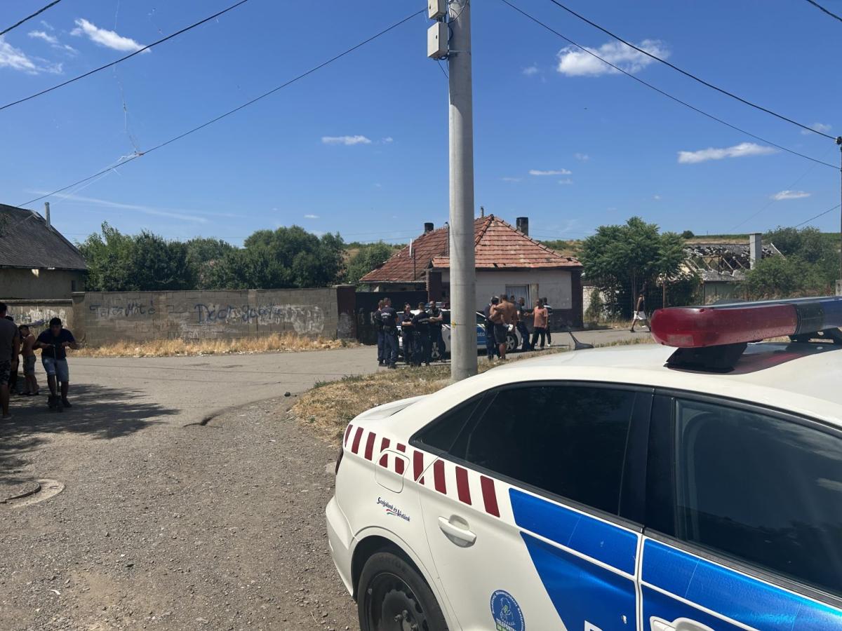 A rendőrség vetett véget a kaszákkal vívott ütközetnek Gyöngyösön