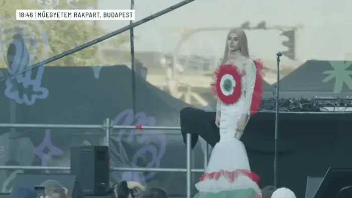 Nemzeti jelkép megsértése miatt tesz feljelentést a HVIM a Pride drag queen fellépője ellen