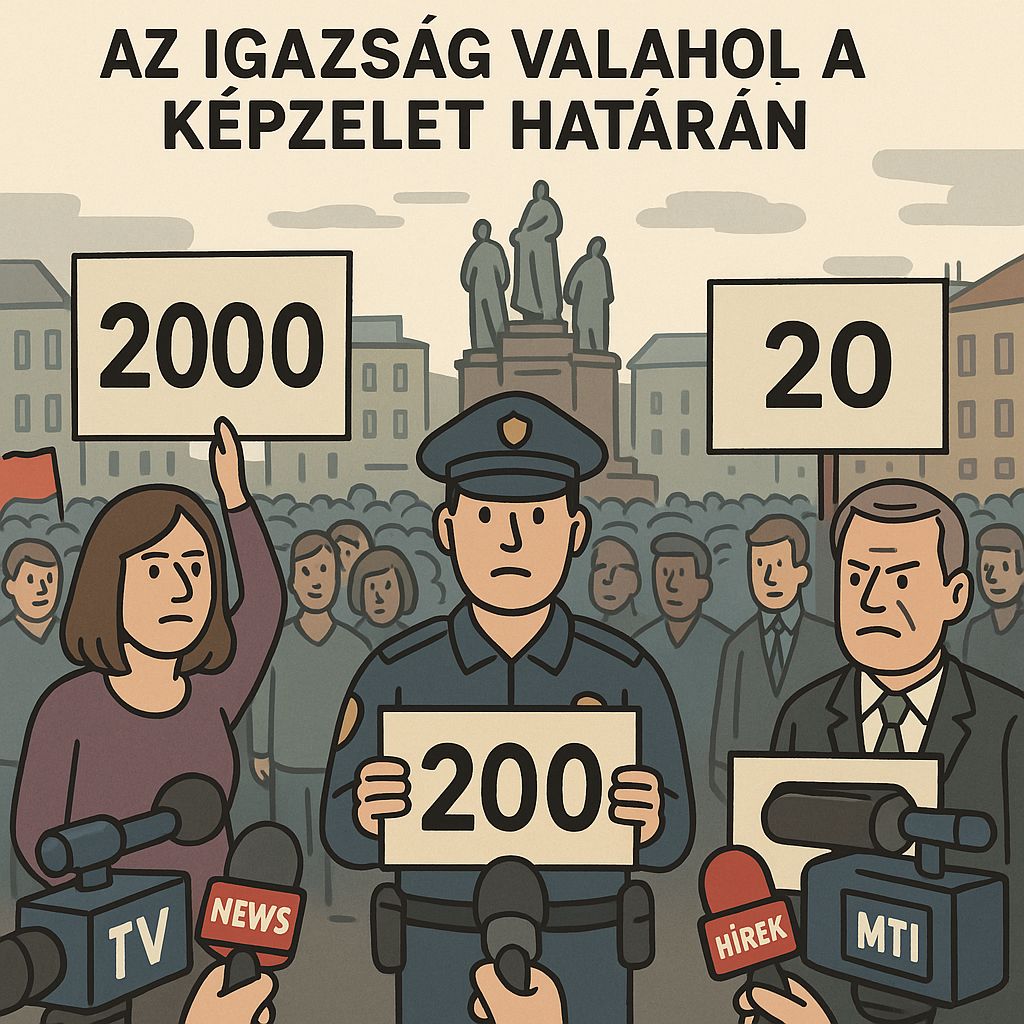 Számháború a Téren: 20, 200 vagy 2000? – Az Igazság valahol a képzelet határán