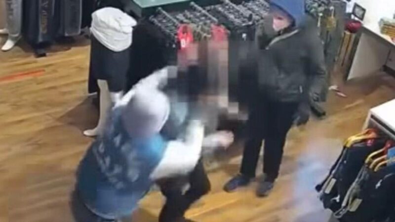 Brutális videó: így verték félholtra az antifák egy erfurti üzlet női eladóját