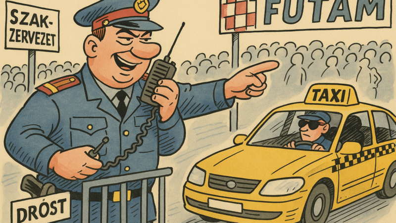 Botrány a Hungaroringen: rendőr szakszervezet árnyéka vetül a taxis káoszra