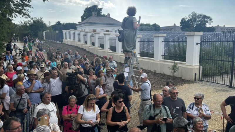 Hadházy megbolondult: Létrákkal vették körül a hatvanpusztai birtokot, távcsövekkel kémlelik, mi van odabent