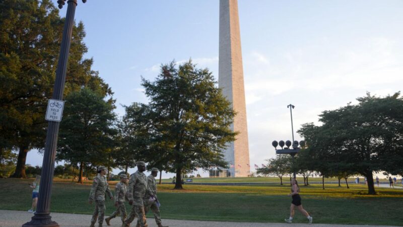 Megjelentek a Nemzeti Gárda katonái Washingtonban