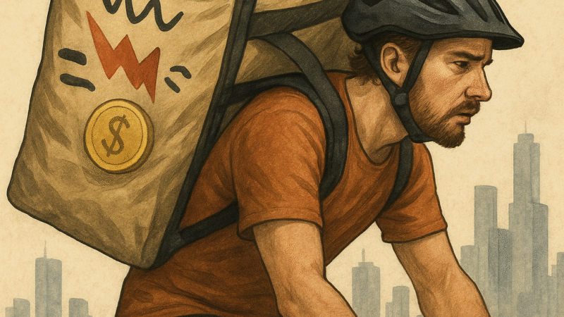 Agyonhajszolva, kiszolgáltatva aprópénzért – a futárok lázadása