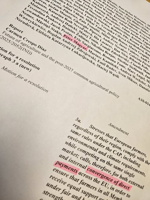 Magyar Péter megint aláírt egy indítványt, most éppen a magyar gazdák kárára