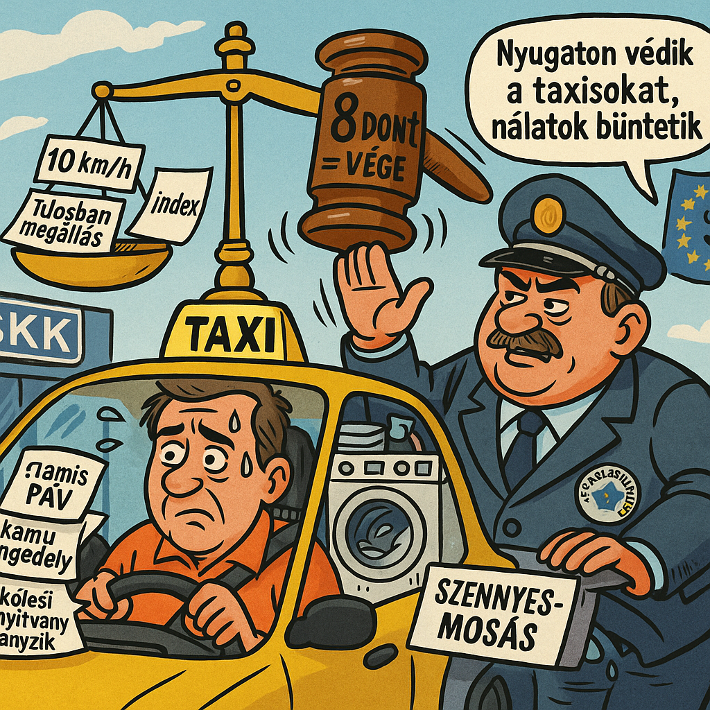 Nulláról nyolcra: politikai játszmák a taxisok engedélyeivel