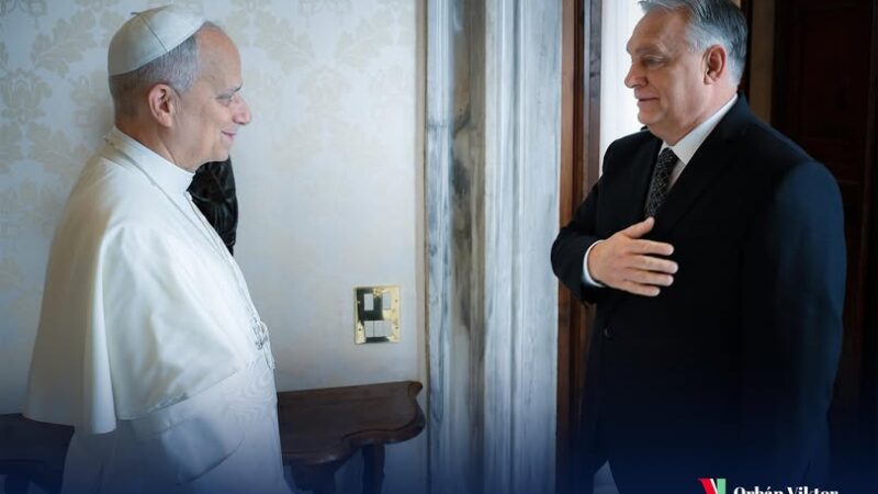 Orbán Viktor békemissziója folytatódott, a pápa fogadta a miniszterelnököt