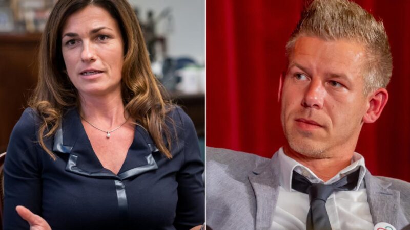 Most éppen Varga Judit új párja miatt borult ki Magyar Péter