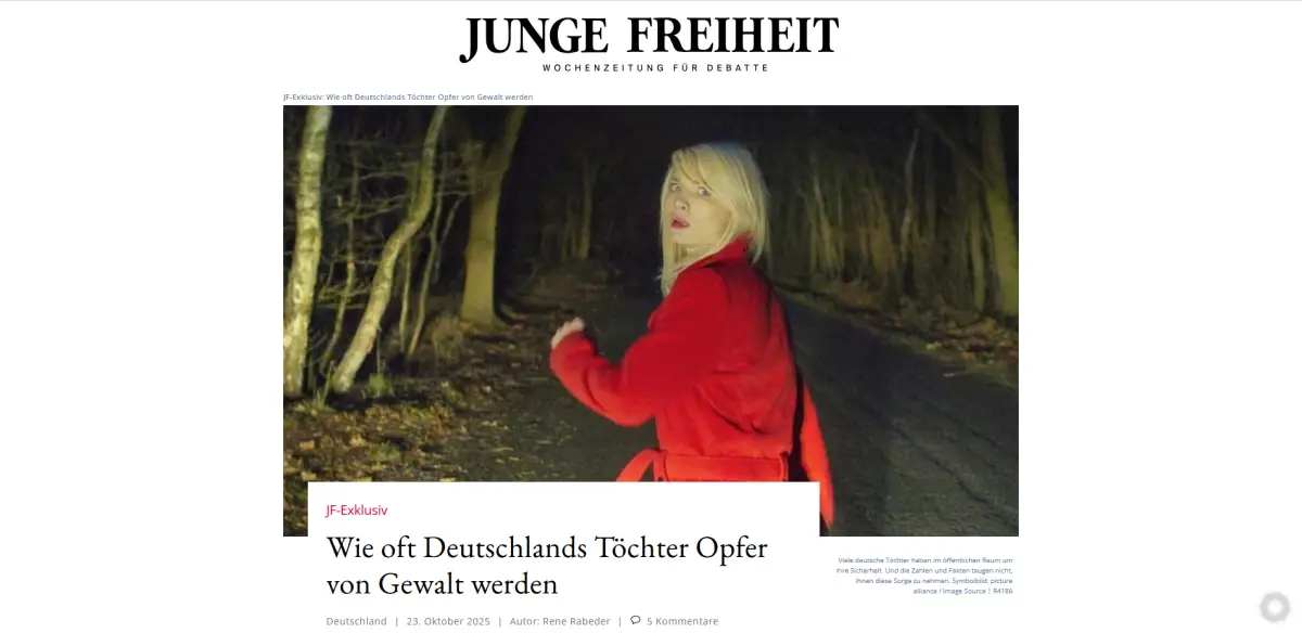 Csak 2024-ben 63 977 Németországban élő nő vált szexuális erőszak áldozatává