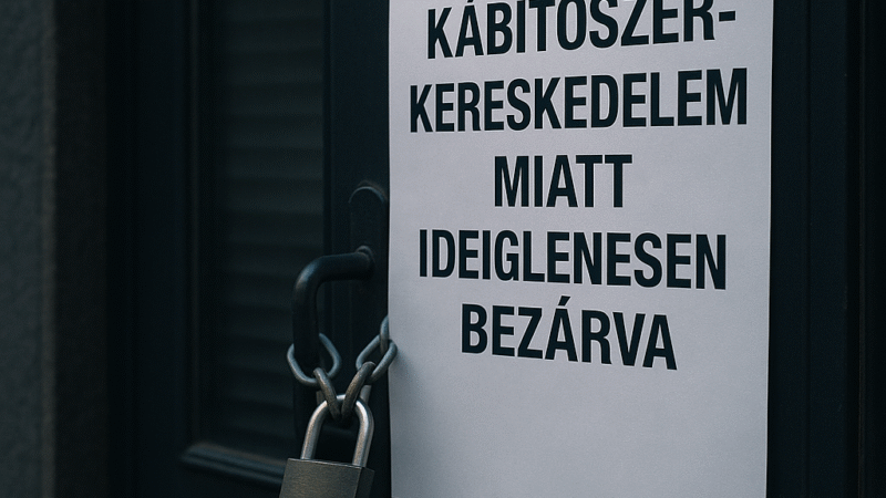 Három hónapra bezáratná a kormány azokat a helyeket, ahol drogot találtak