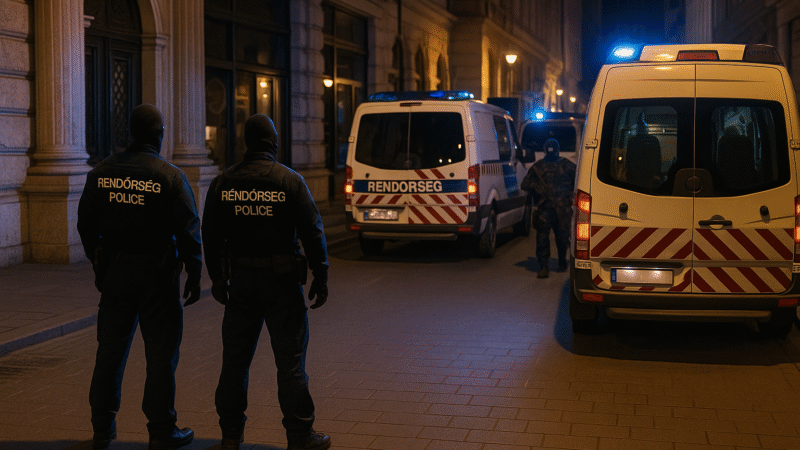 GYORSHÍR: Rendőrségi razzia a belvárosi Zrínyi utcában