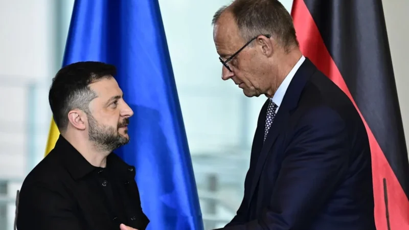 Welt: Merz felszólította Zelenszkijt, hogy vigye haza az ukrán menekülteket