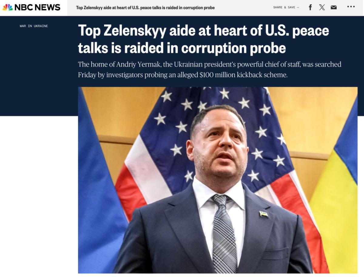 Telegraph: Korrupciós botrány miatt megbukhat az ukrán kormány