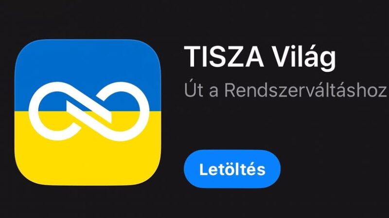 „Nem a Tisza Pártnak van ukrán fejlesztésű applikációja, hanem az ukránoknak van magyarországi fejlesztésű pártja”