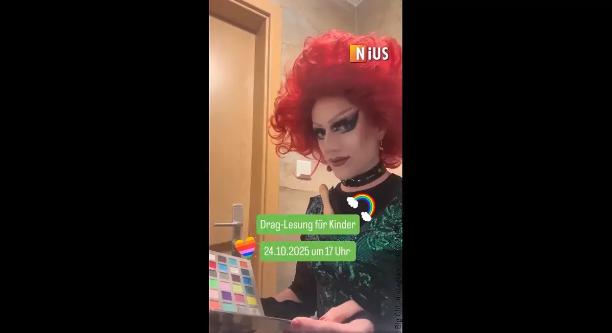 A gyerekpornó-botrány utáni napon „Eric Big Clit” és „Vicky Voyage” tartott felolvasást gyerekeknek Berlinben