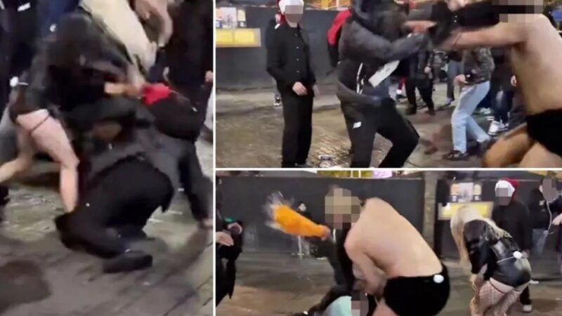 Tömegverekedés halloween éjjelén Manchesterben: migránsok és transzneműek csaptak össze – videóval