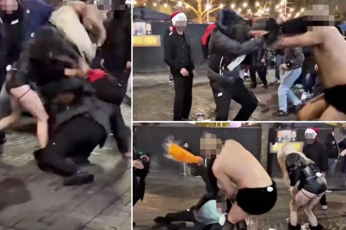 Tömegverekedés halloween éjjelén Manchesterben: migránsok és transzneműek csaptak össze – videóval