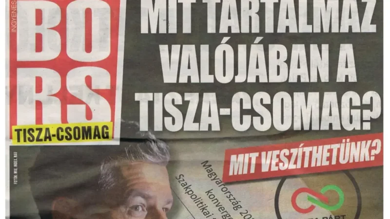 Nyilvánosságra hozzuk a Tiszás bíróság által betiltott Bors különkiadását