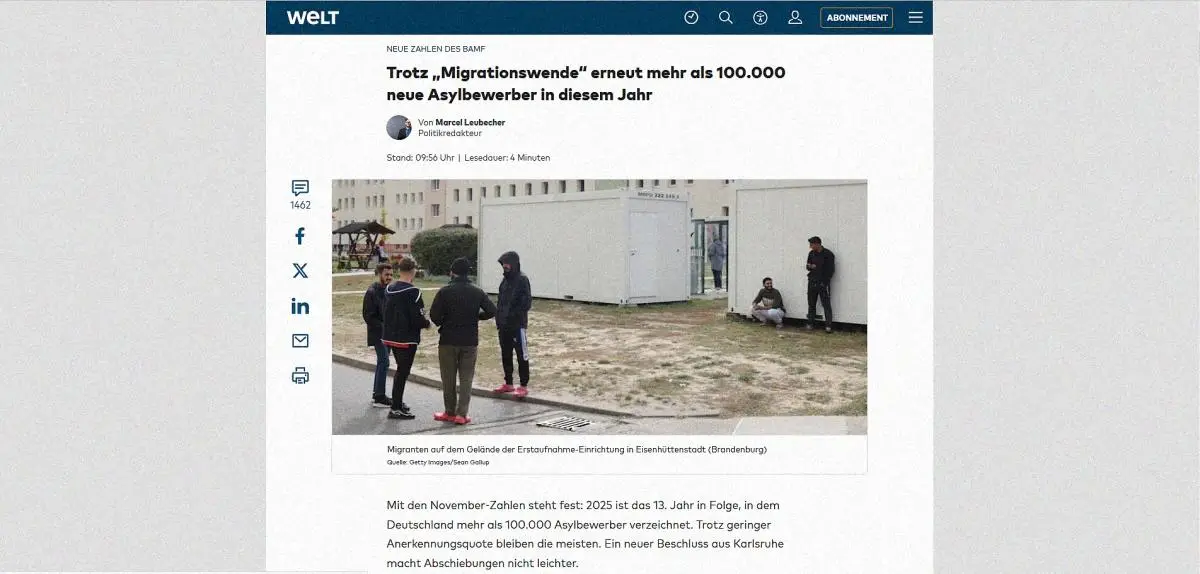 Hiába a „migrációs fordulat”, Németországban nem csökken az új migránsok száma