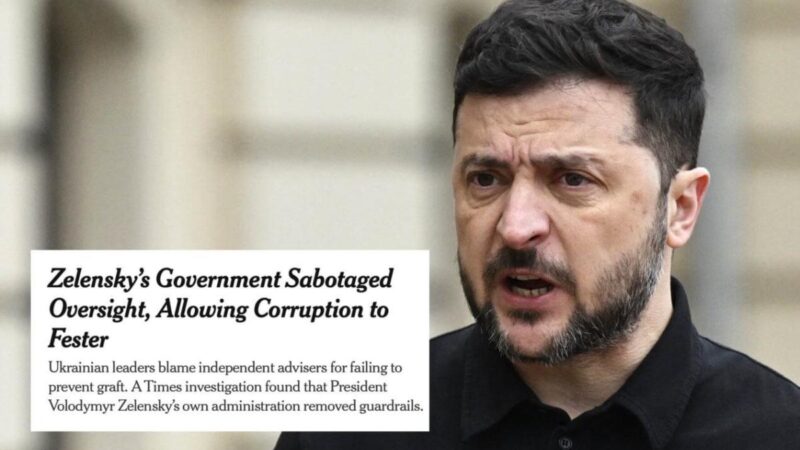 A New York Times leleplezi a korrupciót: Zelenszkij milliárdos ellenőrzéseket játszott ki