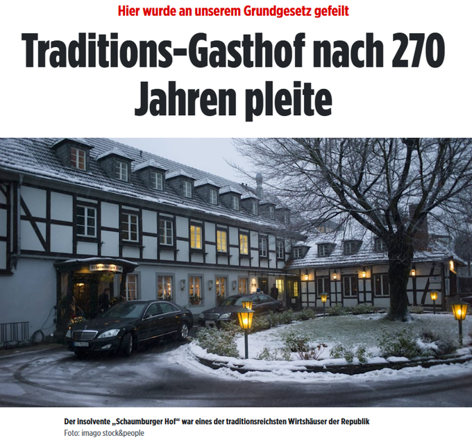 Csődbe ment Németország egyik legrégebbi fogadója a magas energiaárak miatt