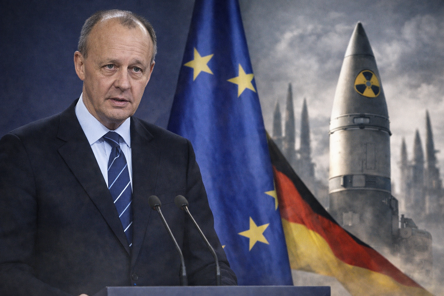 Merz: megindultak az egyeztetések egy európai nukleáris elrettentő ernyőről