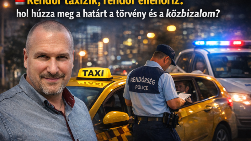 Rendőri szolgálat és taxis másodállás: összeférhetetlenségi kockázatok a szakszervezeti védelem tükrében