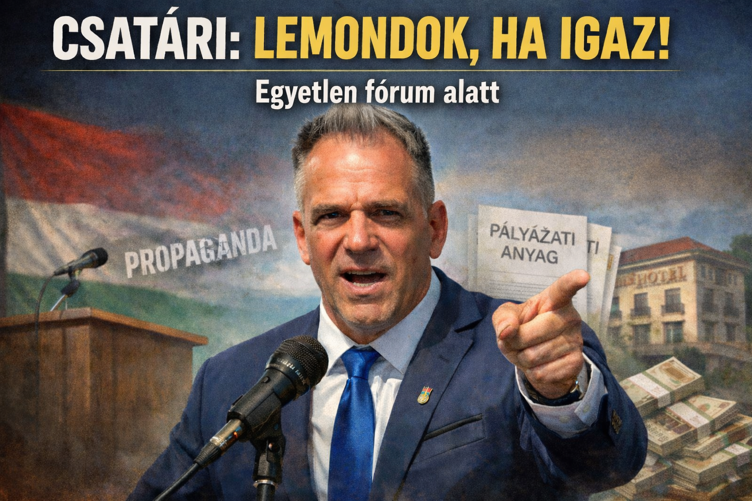 Csatári lemondást ígért, majd lebuktatta saját magát, de nem mondott le
