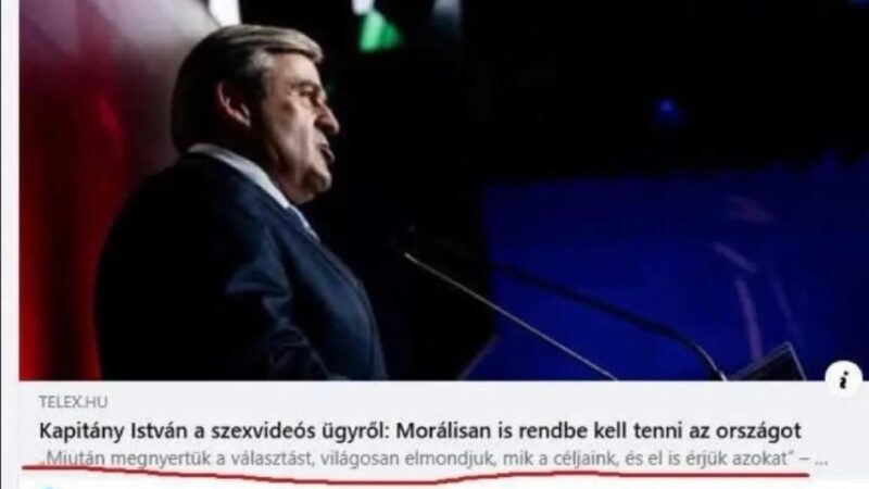 „Miután megnyertük a választást, világosan elmondjuk, mik a céljaink” – Kapitány István csúnyán elszólta magát