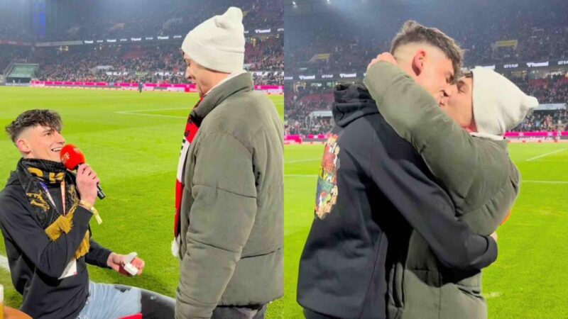 Megverték a játékvezetőt, aki 50 000 szurkoló előtt kérte meg a barátja kezét