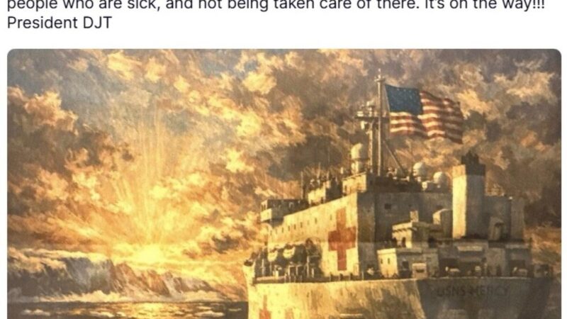 „Úton van!!!” – Trump valamiért kórházhajót küld Grönlandra